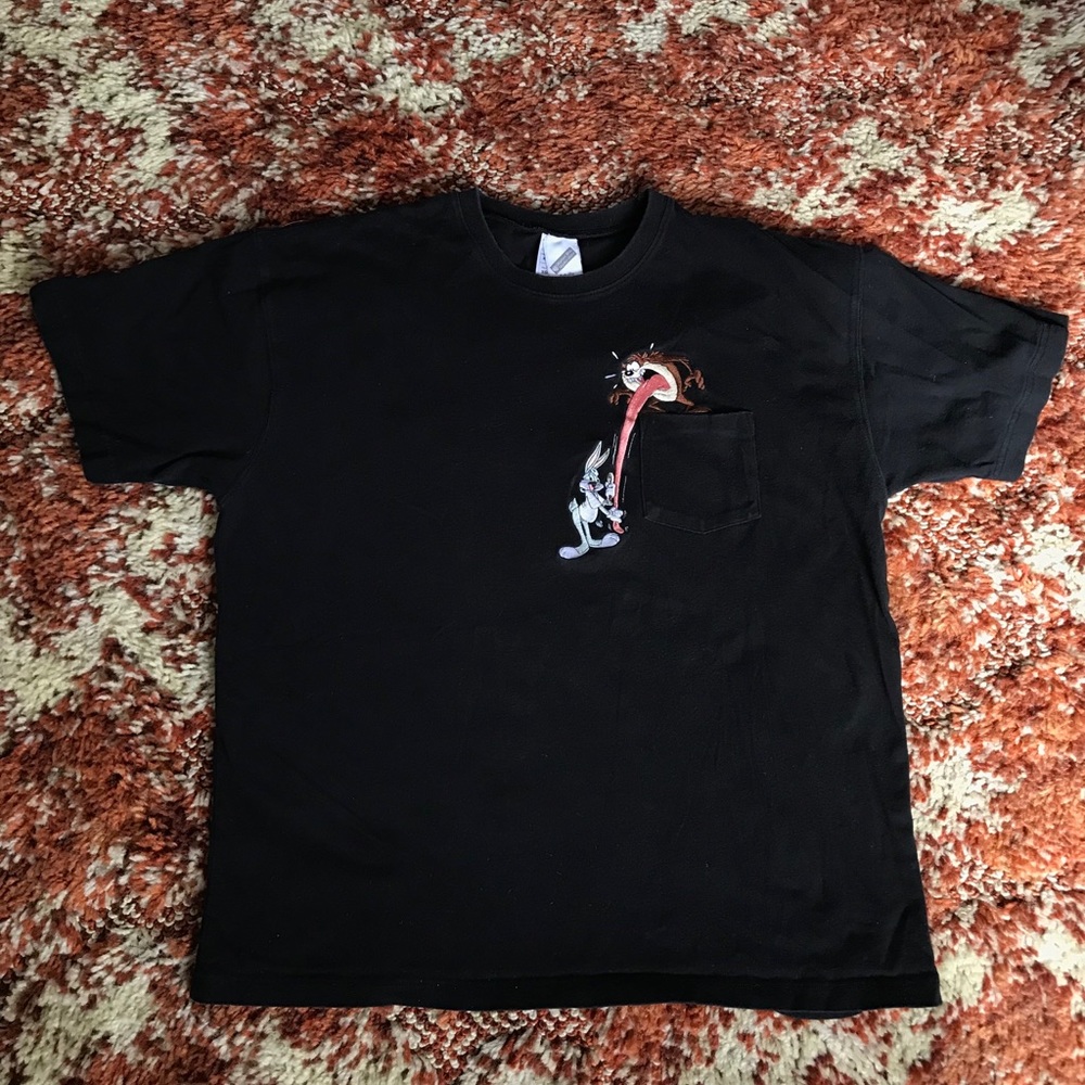 Vintage 1999 Bugs Bunny & Taz Pocket Tee